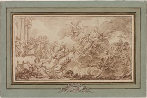 Borée enlevant Orithye - Jean Baptiste Marie Pierre