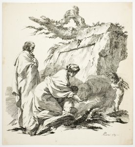 La fuite en Égypte - Jean Baptiste Marie Pierre