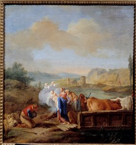 La fuite en Égypte - Jean Baptiste Marie Pierre