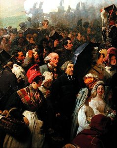 Le roi Louis-Philippe (1773-1850) visitant l