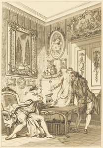 La coupe enchantée - Jean Baptiste Michel Dupreel after Jean Honoré Fragonard