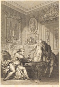 La coupe enchantée - Jean Baptiste Michel Dupreel after Jean Honoré Fragonard