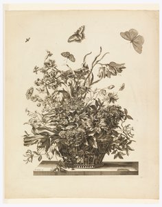 Planche 10, de la série Fleurs dans un panier