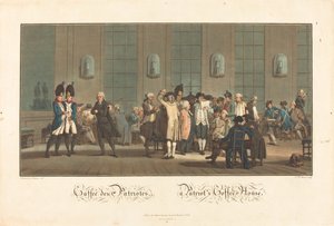 Café des Patriotes - Jean Baptiste Morret after Jacques François Joseph Swebach Desfontaines