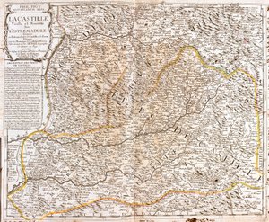 Carte de Castille (Espagne) - Jean Baptiste Nolin