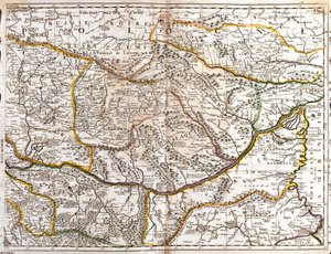 Carte de la Valachie morave (République tchèque)