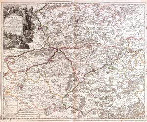 Carte du Comté de Hainaut (Belgique) - Jean Baptiste Nolin