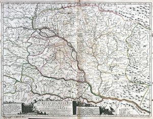 Carte du Royaume de Hongrie (Gravure)