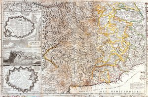 Carte des territoires sud du duc de Savoie, en Italie - Jean Baptiste Nolin