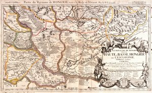 Carte de la partie orientale du Royaume de Hongrie - Jean Baptiste Nolin