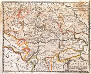 Carte de la province de Mantoue (Italie) - Jean Baptiste Nolin