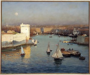 Vue du Vieux-Port de Marseille depuis le Pharo - Jean Baptiste Olive
