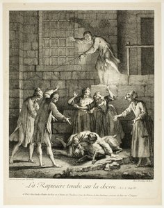 Histoires en bandes dessinées : Le pilleur tombe sur la chèvre