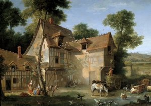 Ferme (détail) - Jean Baptiste Oudry