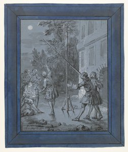 Un Animal dans la Lune (Illustrations pour les fables de Jean de La Fontaine)
