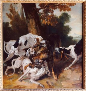 L’hallali du loup - Jean Baptiste Oudry
