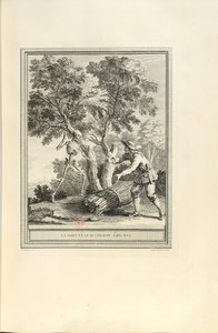 La mort et le bûcheron - Jean Baptiste Oudry