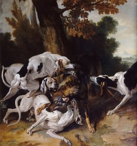 La Chasse au loup - Jean Baptiste Oudry