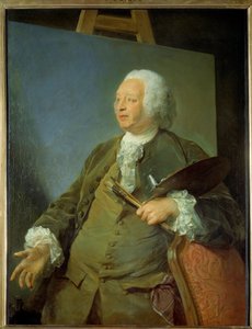 Portrait du peintre Jean Baptiste Oudry - Jean Baptiste Perronneau