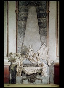 Tombeau du maréchal Maurice de Saxe (1696-1750) 1756-77 (marbre) - Jean Baptiste Pigalle