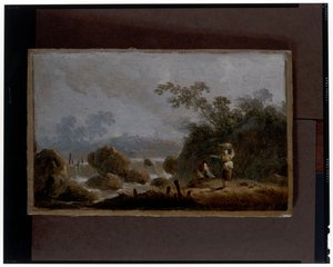 Une paire de paysages - Jean Baptiste Pillement