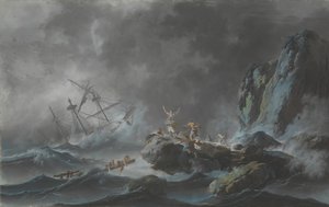 Un Naufrage dans une Tempête, 1782