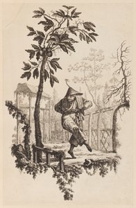 Figure sous une branche - Jean Baptiste Pillement