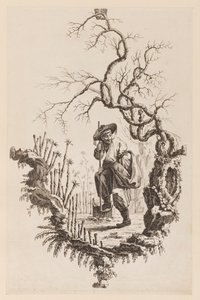 Figure et branche - Jean Baptiste Pillement