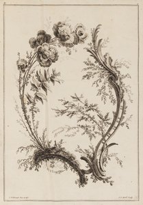 Branche fleurie - Jean Baptiste Pillement