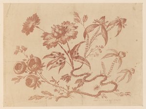 Brindilles de fleurs, de "Recueil de Différentes Fleurs de Fantaisie Dans le Goût Chinois"