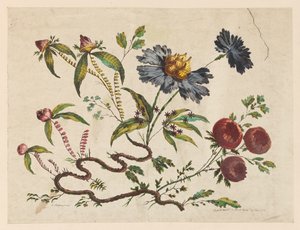 Brindilles de fleurs, de "Recueil de Différentes Fleurs de Fantaisie Dans le Goût Chinois"