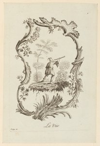 La Vue, de "Le Cinq Sens" - Jean Baptiste Pillement