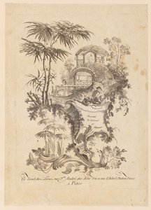 Page de titre, "Recueil De Différents Panneaux Chinois" - Jean Baptiste Pillement