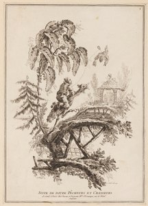Page de titre, "Suite de douze Pêcheurs et Chasseurs"