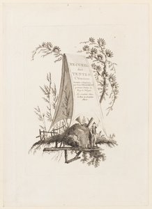 Page de titre, de "Recueil des Tentes Chinoises" - Jean Baptiste Pillement