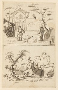 Deux scènes chinoises - Jean Baptiste Pillement