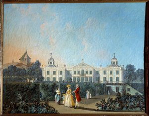 Vue des jardins de Benfica à Lisbonne