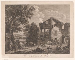 Vue des environs de Naples - Jean Baptiste Racine