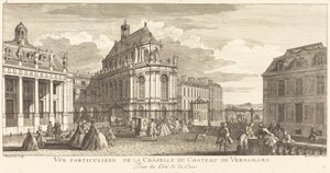 Vue particulière de la chapelle du château de Versailles - Jean Baptiste Rigaud