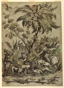 Chasse au lion - Jean Baptiste Scotin I