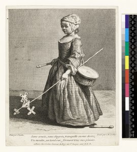 Le Jeune Soldat, gravé par Charles Nicolas Cochin I (1688-1754) 1738