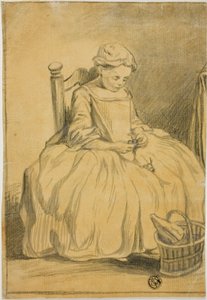 Fille mangeant des cerises - Jean Baptiste Simeon Chardin