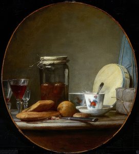 Verre avec des abricots
