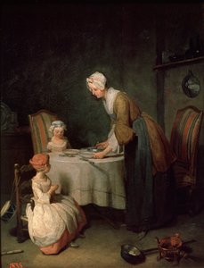 Le Bénédicité, 1744 - Jean Baptiste Simeon Chardin