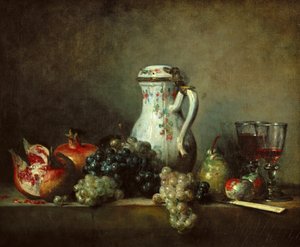 Raisins et grenades - Jean Baptiste Simeon Chardin