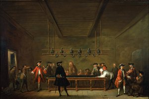 La partie de billard, vers 1725 - Jean Baptiste Simeon Chardin