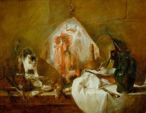 La raie, aussi appelée Intérieur de cuisine - Jean Baptiste Simeon Chardin