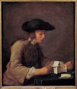 Le château de cartes - Jean Baptiste Simeon Chardin