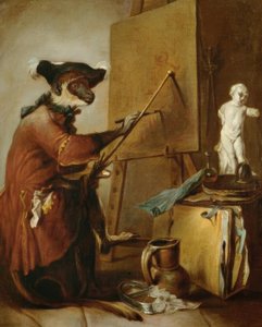 Le singe peintre