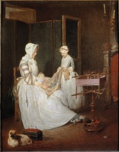 La mère diligente, c.1740